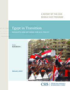 a report of the csis middle east program Egypt in Transition insights and options for u.s. policy