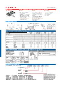 www.hamlin.com[removed]and[removed]Flange Mount Features and Benefits File E61760(N[removed], 57150 Actuator