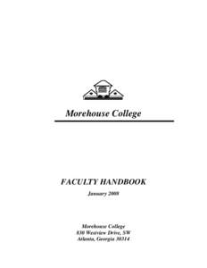 Faculty Handbook _new_ revised January 2008