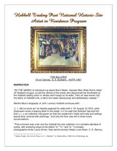 Artist in residence program