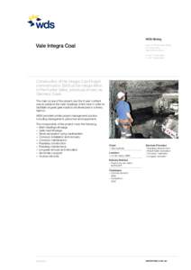 WDS Mining  Vale Integra Coal Level 4, 100 Brookes Street Fortitude Valley