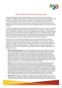 G20 Anti-Corruption Action Plan