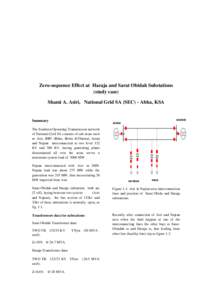 Zero-sequence Effect at Haraja and Sarat Obidah Substations (study case) Shami A. Asiri, National Grid SA (SEC) - Abha, KSA NAJRAN REGION