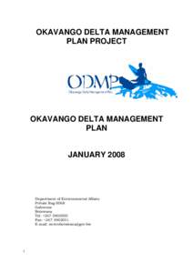 Microsoft Word - okavango mgt plan 2008.doc