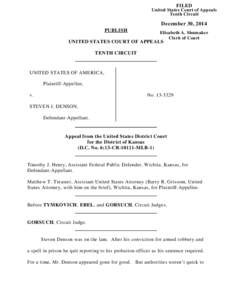 FILED United States Court of Appeals Tenth Circuit December 30, 2014 PUBLISH