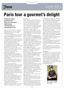 Paris tour a gourmet’s delight | Carl Marletti