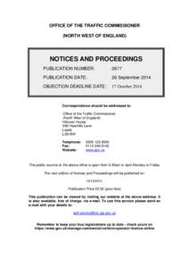Notices and proceedings 26 September 2014