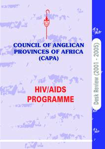 HIV/AIDS PROGRAMME Desk ReviewCOUNCIL OF ANGLICAN