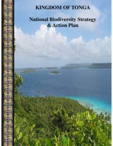 CBD Strategy and Action Plan - Tonga (English version)