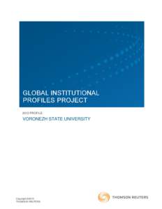 GLOBAL INSTITUTIONAL 2013 PROFILE: