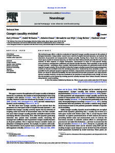 NeuroImage–808  Contents lists available at ScienceDirect NeuroImage journal homepage: www.elsevier.com/locate/ynimg