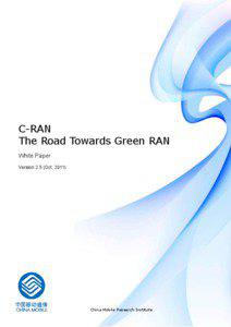 C-RAN The Road Towards Green RAN White Paper