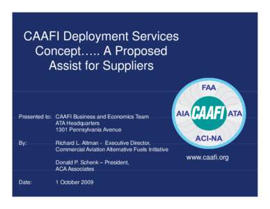 Microsoft PowerPoint - CAAFI Deployment Services Oct 2009.ppt [Compatibility Mode]