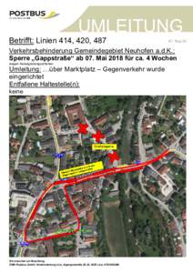 Microsoft Word - Linie 414,420,487 Verkehrsinfo ÖBB-Postbus Straßensperre Neuhofen a.d.Kr. abf.ca.4 Wochen.docx