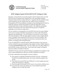 Microsoft Word - DL961 - Fact Sheet - BVD Antigen Capture ELISA.doc
