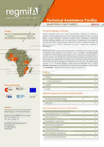 Regional MSME Investment Fund for Sub-Saharan Africa  Technical Assistance Facility Quarterly Fact Sheet  Q4/2012