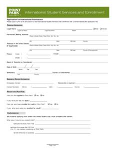 Intl Application for Admissions[removed]pmd