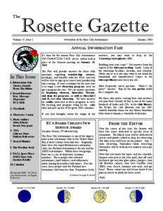 The  Rosette Gazette
