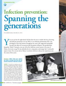 PREVENTION IN ACTION  Infection prevention: Spanning the generations
