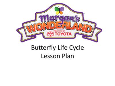 Butterfly Life Cycle Lesson Plan Morgan’s Wonderland Lesson Plans Butterfly Life Cycle TEKS: The student knows all organisms are classified into Domains and Kingdoms. Organisms within these