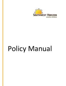 Policy Manual  Policy Manual Index Introduction Division Organization Chart Policy 1