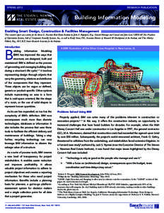 SPRING 2013 RESEARCH PUBLICATION  Building Information Modeling
