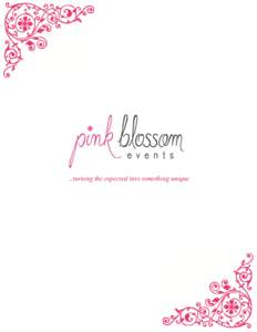 ...turning the expected into something unique  Who is Pink Blossom Blossom Events? BreeAnn Gale ~ Founder & Lead Event Planner  Pink Blossom Events is your destination for Wedding and Event Planning in the Northwest. We