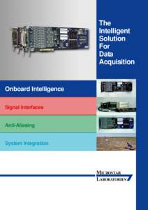 The Intelligent Solution For Data Acquisition