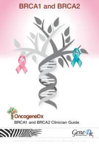 BRCA1 and BRCA2  BRCA1 and BRCA2 Clinician Guide KNOWING WHAT TO LOOK FOR KNOWING WHERE TO LOOK AND KNOWING WHAT IT MEANS