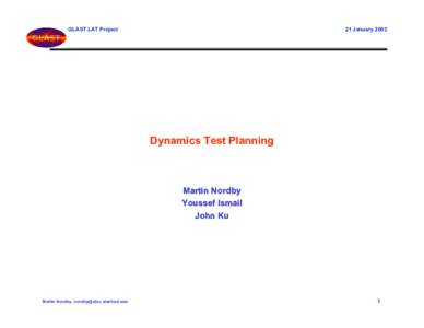 Microsoft PowerPoint[removed]DynamicsTestPlanningR1.ppt