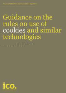 Guidance on the EU cookie law / e-Privacy Directive –  V3, May 2012