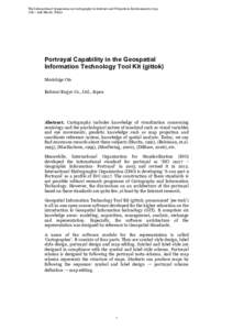 Microsoft Word - E1_Portrayal Capability in the Geospatial Information Technology Tool Kit (gittok).doc