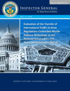 Report No. DODIGI nspec tor Ge ne ral U.S. Department of Defense