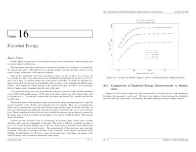 16.1. Comparison of Encircled Energy Measurements to Simulations  Chapter 25 February 1999
