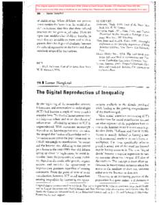 This chapter appears in Social Stratification[removed]Edited by David Grusky. Boulder, CO: Westview Press[removed]Do not post on any Web sites or distribute on any mailing lists. Please point people to http://webuse.org/p