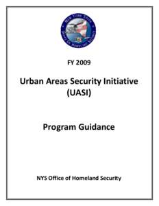 FY[removed]Urban Areas Security Initiative (UASI)  Program Guidance