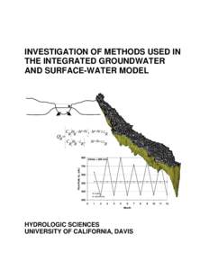 INVESTIGATION OF METHODS USED IN THE INTEGRATED GROUNDWATER AND SURFACE-WATER MODEL Qt = R