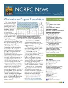 NCRPC NEWS  A publication of the North Central Regional Planning Commission Weatherization Program Expands Area The Kansas Housing