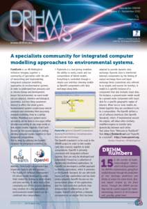 Newsletter DRIHM Number 2 - September 2012 DRIHM is co-funded by the EC under the 7th Framework Programme