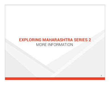 EXPLORING MAHARASHTRA SERIES 2 MORE INFORMATION 1  Most marketing plans divide the state