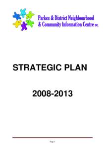 STRATEGIC PLANPage 1  Message from the Chairman