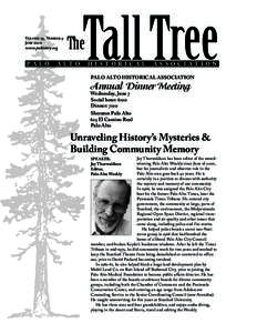 Volume 29, Number 9 June 2006 www.pahistory.org  Tall Tree