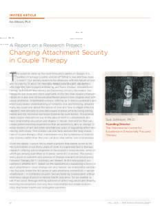 INVITED ARTICLE  A Report on a Research Project - Changing Attachment Security in Couple Therapy