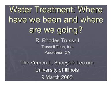 Microsoft PowerPoint - History of Water Treatment