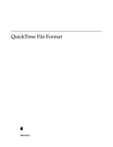 QuickTime File Format / Computer file formats / QuickTime / Atom / Digital container format / Audio file format / Computing / Container formats / Apple Inc.