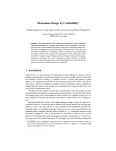 Mathematics / Game theory / Algorithm / Mathematical logic / Theoretical computer science / Greedy algorithm / Mechanism design / Nash equilibrium