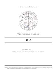 Generated by PyAlmanac  The Nautical Almanac 2017