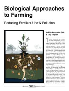 Biological Approaches to Farming Reducing Fertilizer Use & Pollution by Mike Amaranthus Ph.D. & Larry Simpson
