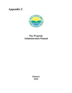 Appendix C  Pay Program Administration Manual  January