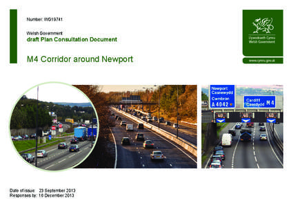 Number: WG19741 Welsh Government draft Plan Consultation Document  M4 Corridor around Newport